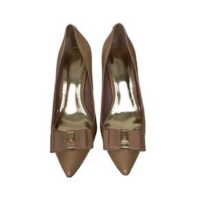 COACH Tan With Bows High Heel Size 7.5